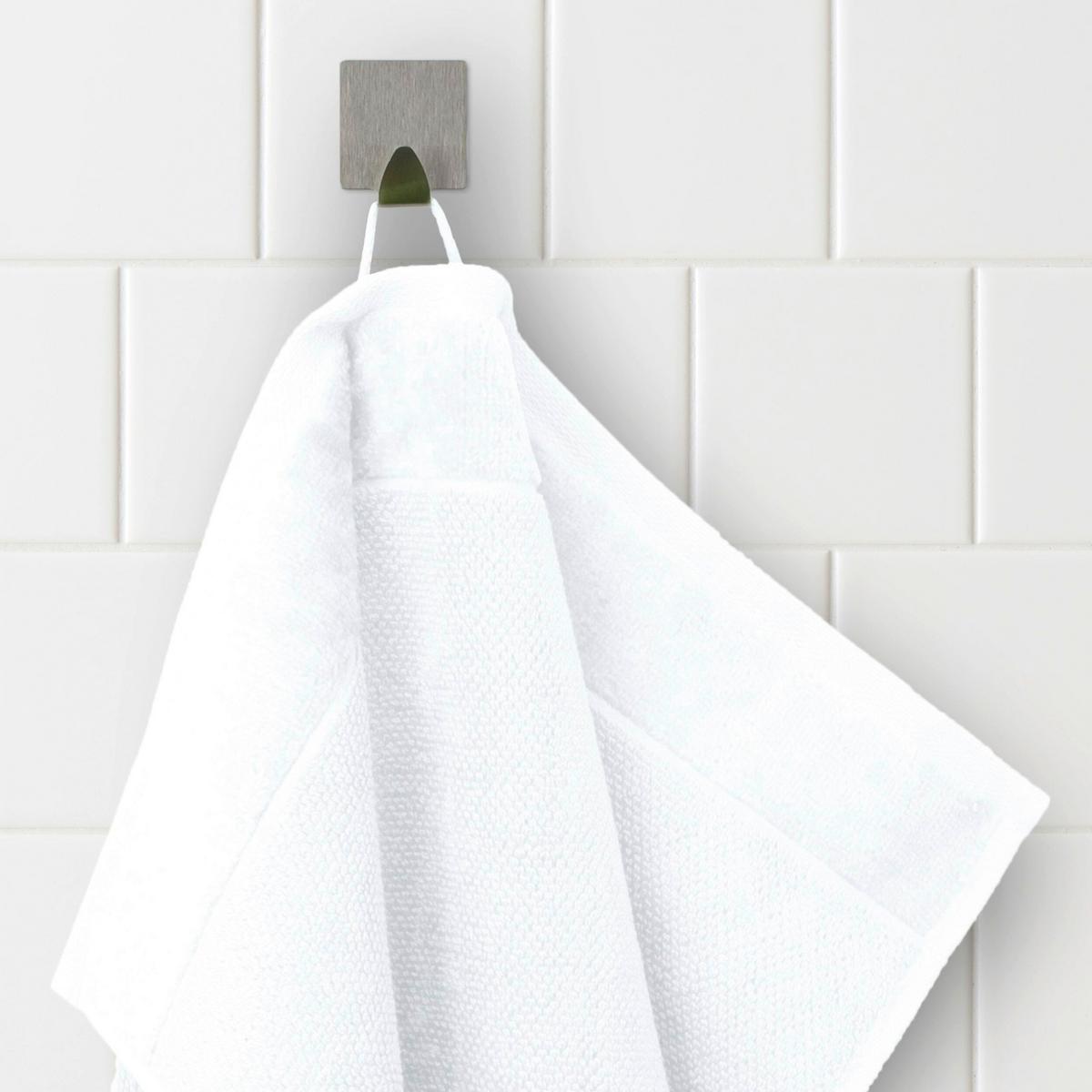 Duschtuch Bambo Baumwolle 630 G/m2 Weiß 80x150 Cm - Weiß, Basics, Textil (80/150cm) - Moeve