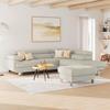 Hocker Savona - Greige, MODERN, Textil (90/44/73cm) - Ondega