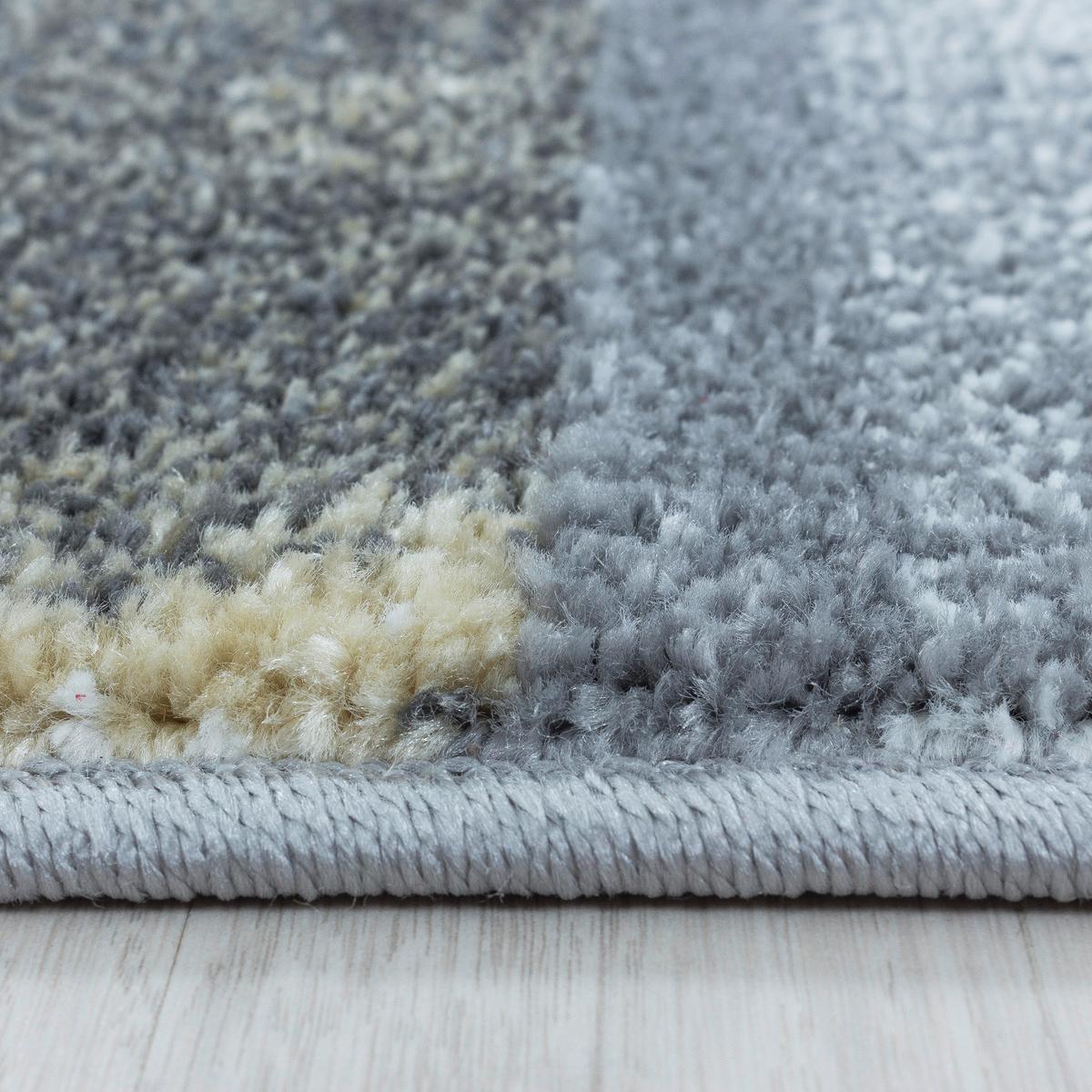 Webteppich Gelb/Grau Naturfaser Ottawa 80x150 cm - Gelb, Design, Textil (80/150cm)