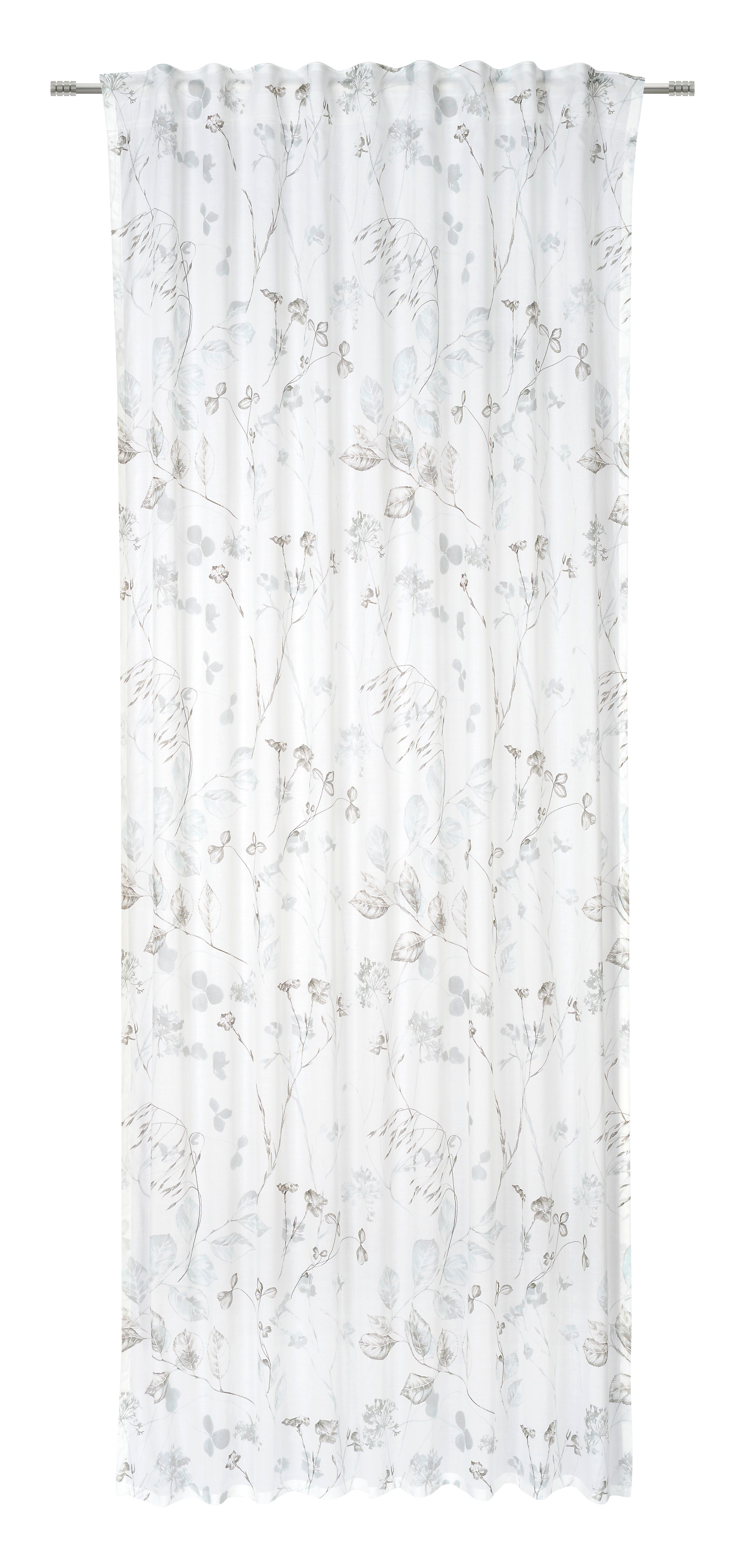 Fertigvorhang Lotta - Weiß, ROMANTIK / LANDHAUS, Textil (140/245cm) - James Wood