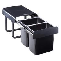 Abfallsammler Ekko - Schwarz, Basics, Kunststoff (35,5/36,5/47,3cm)