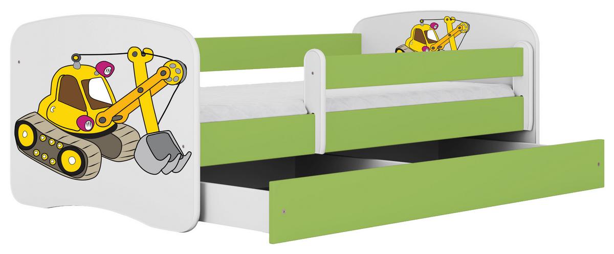 Kinder-/Juniorbett Babydreams Inkl. Matratze 80x160 - Birkefarben/Weiß, MODERN, Holz/Holzwerkstoff (80/160cm) - MID.YOU
