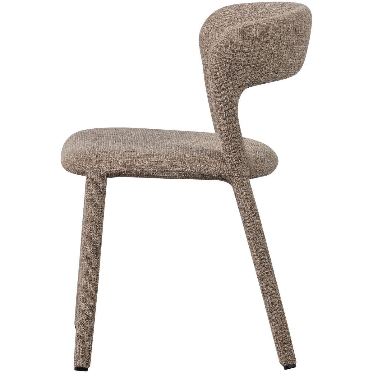 Stuhl-Set Noble Braun/Sandfarben B: 51cm - Sandfarben/Braun, MODERN, Textil (51/76/56cm) - Livetastic