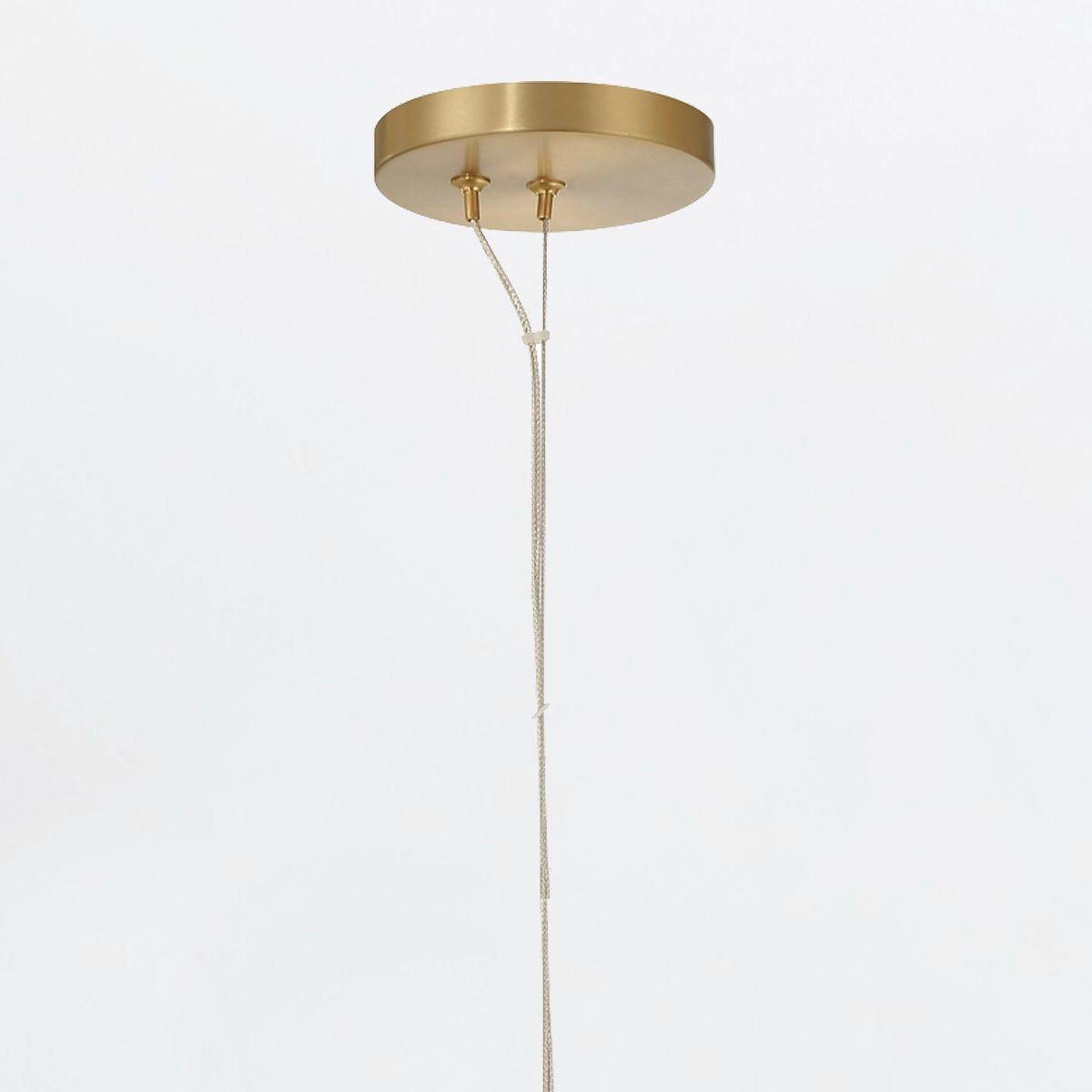 Led Függeszték Qn-Kepler-1p-S-Bg - aranyszínű, Konventionell, üveg/fém (20,3/45cm) - Elstead Lighting