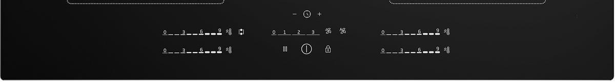 Kochfeld-dunstabzug-kombi Hixi84700uf             -Beko- - Schwarz, MODERN, Glas (82/22,7/52cm) - Beko