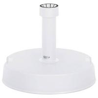 Sonnenschirmständer Beton/ Kunststoff für DM 2,1 - 5,4 cm - Weiß, KONVENTIONELL, Kunststoff/Stein (40/11/40cm) - Siena Garden