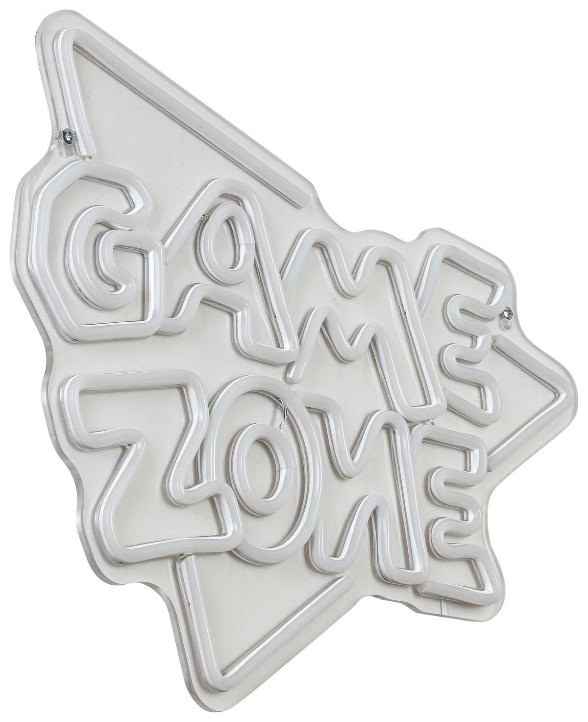 DEKORAČNÍ LED SVÍTIDLO ZONI - bílá/průhledné, Moderní, plast (40/32/1cm) - Mömax