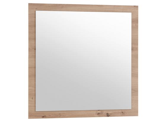 Spiegel Gomera B: 78 cm Eiche Dekor - Eichefarben, MODERN, Glas/Holzwerkstoff (78/78/2cm) - MID.YOU Spiegel Gomera B: 78 cm Eiche Dekor - Eichefarben, MODERN, Glas/Holzwerkstoff (78/78/2cm) - MID.YOU