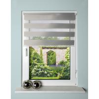 Doppelrollo Grau B: 60 cm - Grau, Design, Textil (60/150cm)