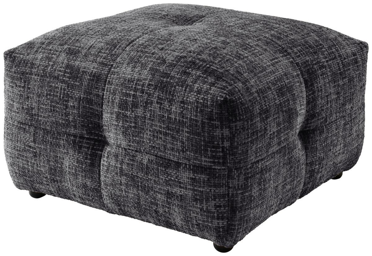 Hocker Velice, Schwarz B: 72 Cm - Schwarz, Design, Textil (72/44/72cm) - Livetastic