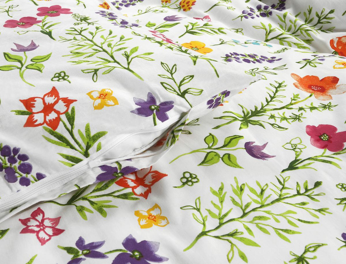 Bettwäsche Linessa - Pink/Lila, MODERN, Textil - Luca Bessoni