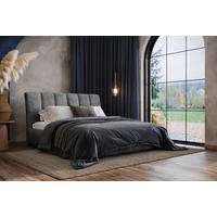 Polsterbett mit Bettkasten 140x200 cm Bilbao - Graphitfarben, MODERN, Holz/Holzwerkstoff (140/200cm) - MID.YOU