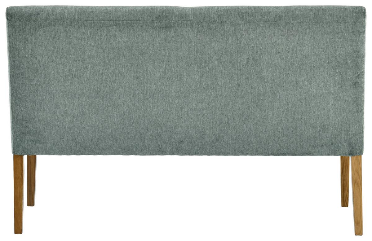 Sitzbank Damla Mintgrün/eichefarben B: 137 Cm - Eichefarben/Mintgrün, KONVENTIONELL, Holz/Textil (137/92/66cm) - Cantus
