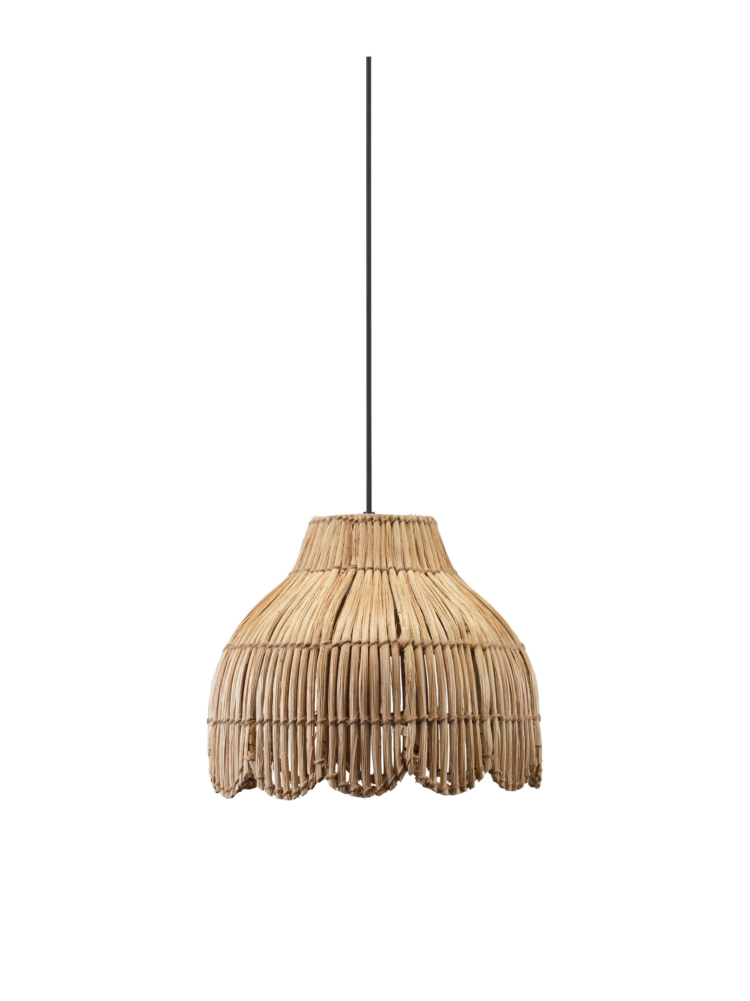 AUSSENHÄNGELEUCHTE 3624-2503 - Natur, Naturmaterialien (24/25cm) - PR Home