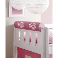 Detský vankúš v tvare valca Koník ružový - pink, Konventionell, textil (16,5/79cm) - MID.YOU