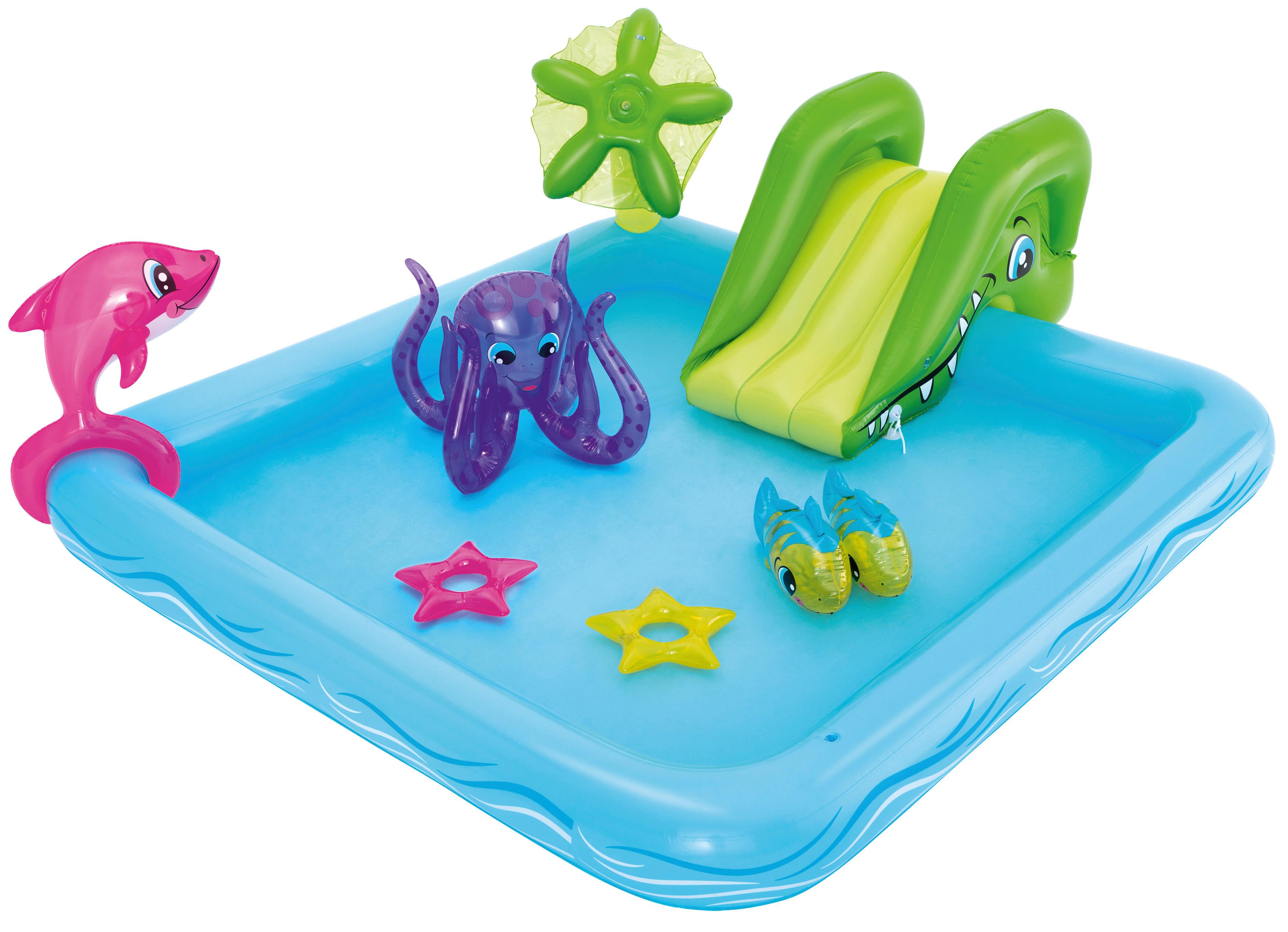 Plantschbecken Fantastic Aquar ium, BxHxT: ca. 239x206x239 cm - Basics, Kunststoff (239/206/239cm) - Bestway