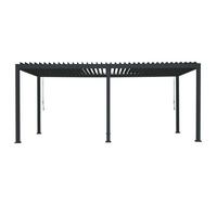 Pergola Classic Anthrazit 3x6 - Anthrazit, MODERN, Metall (600/250/300cm) - Gardenson