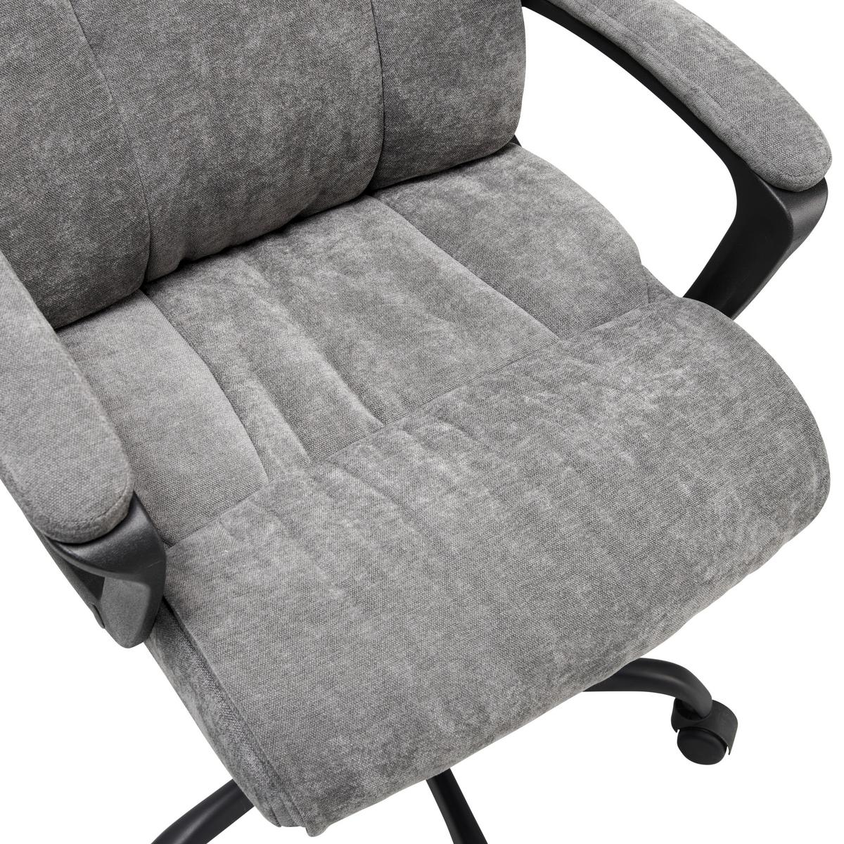 Drehstuhl Sab Diego - Schwarz/Grau, LIFESTYLE, Holz/Kunststoff (62/99-107/65cm) - MID.YOU