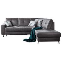 Ecksofa Varese Anthrazit 237x219 Cm - Anthrazit/Beige, MODERN, Textil (237/219cm) - James Wood