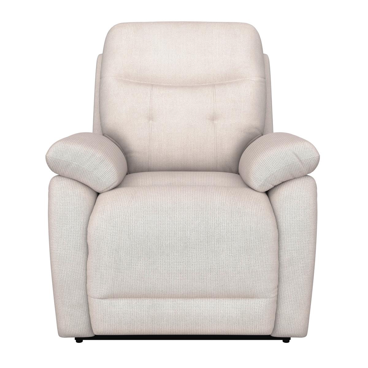 Relaxsessel Mario Webstoff beige, B: 89 cm - Beige/Schwarz, MODERN, Textil/Metall (89/107/94cm) - James Wood