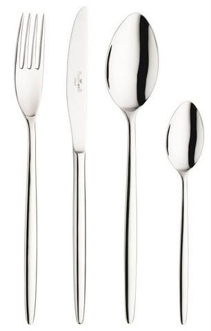 sada príborov OLIVIA - farba ušľachtilej ocele, Basics, kov (25,5/7/5,3cm) - Pintinox