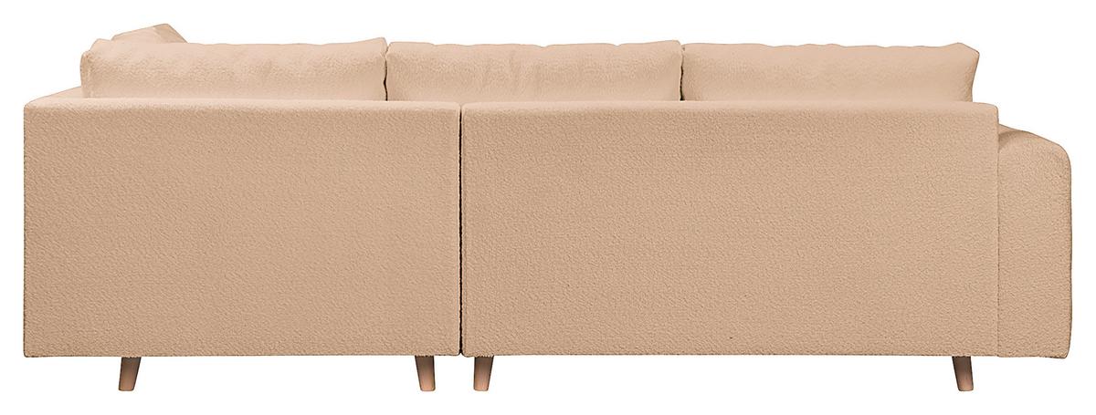 Ecksofa Ariella Beige S: 231x161 cm - Beige/Naturfarben, Design, Textil (231/161cm) - Livetastic