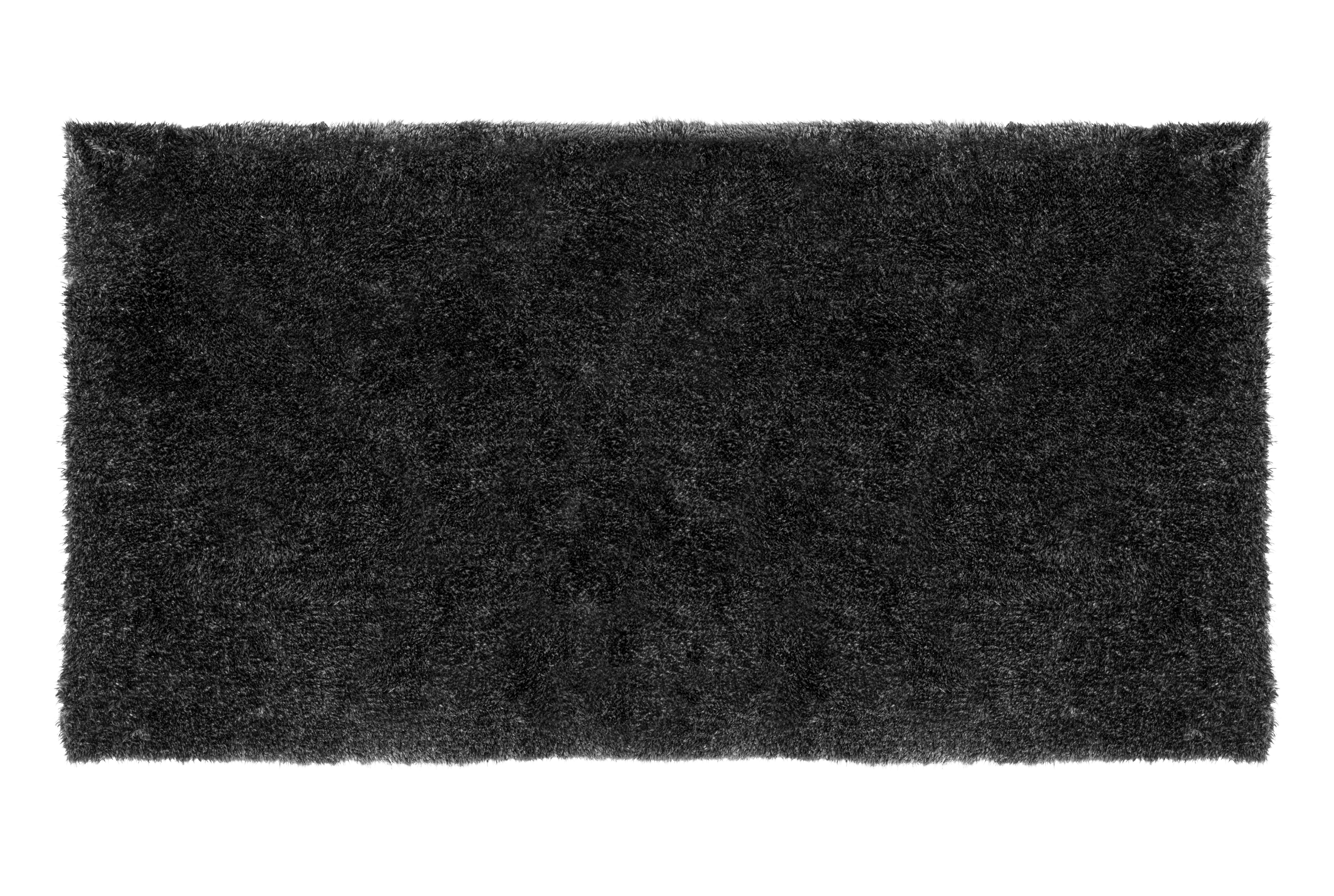 Hochflorteppich Anthrazit Norton 80x150 Cm