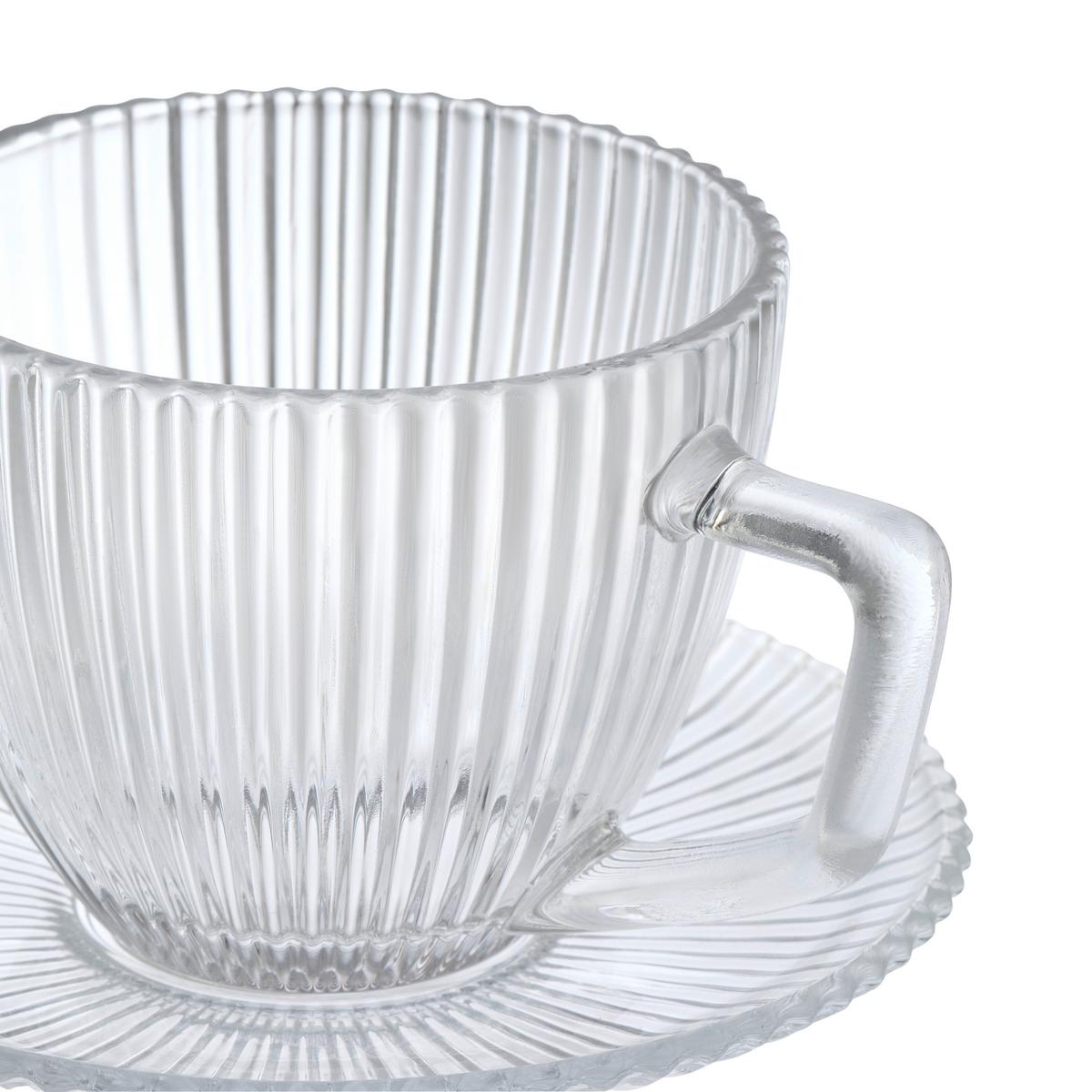 Sada šálok ROSEMARY - 12 PCS - číra, Konventionell, sklo - Mömax