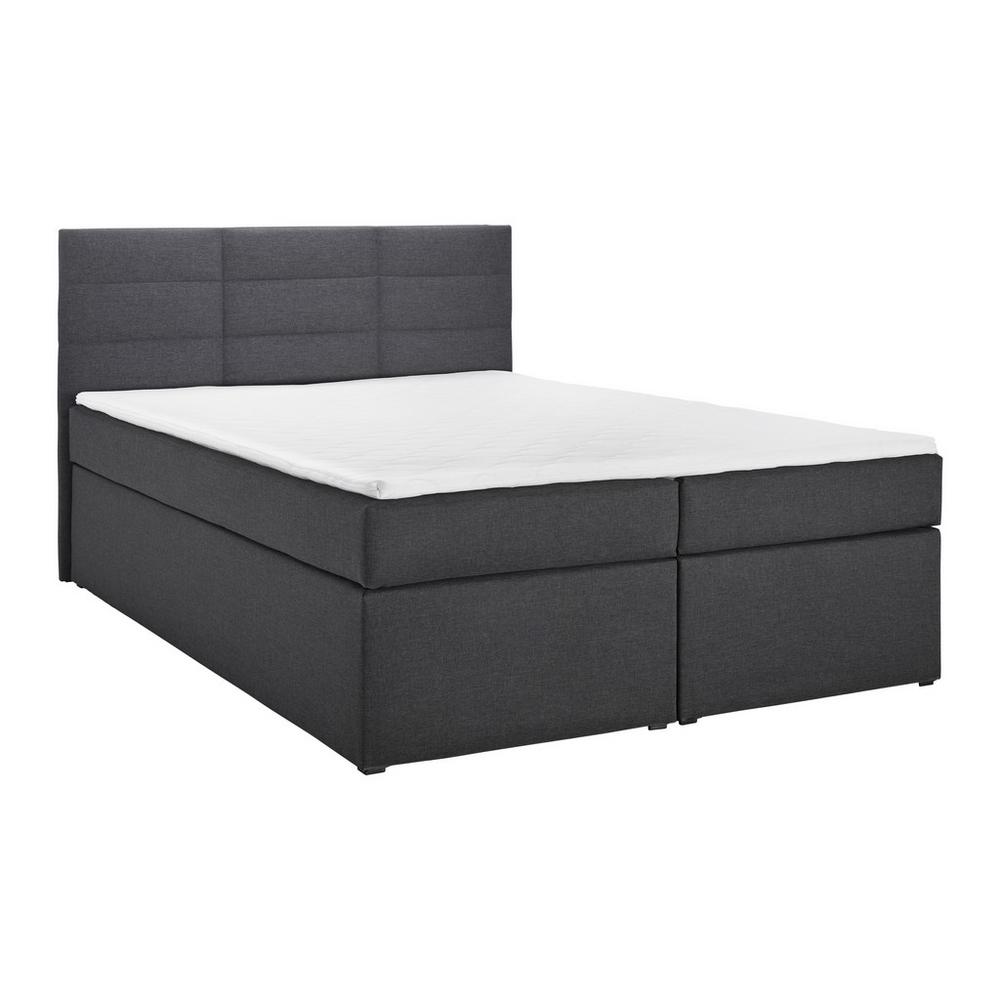 Fotografia produktu: Manželská boxspring posteľ Lisa, 140x200, sivá