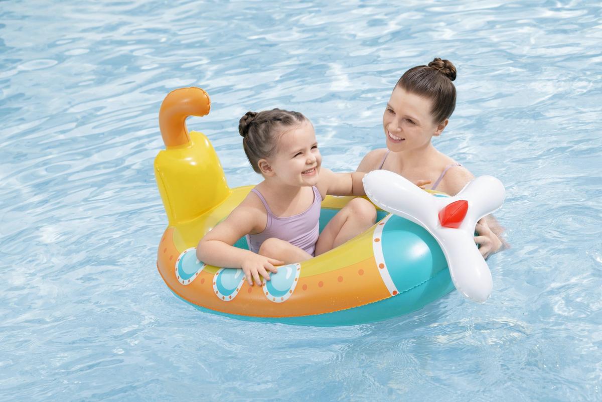 Kinderschlauchboot Aria - Blau/Gelb, KONVENTIONELL, Kunststoff (94/58/35.5cm) - Bestway