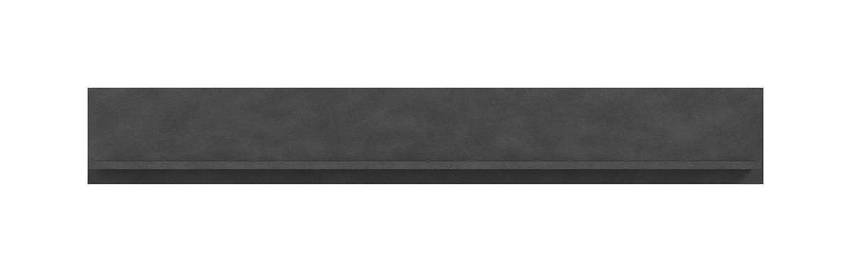 Wandboard Jam Anthrazit/naturfarben B: 140cm - Anthrazit/Naturfarben, Design, Holzwerkstoff (140/20/15cm) - MID.YOU