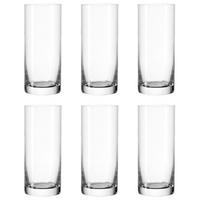 Gläserset Klar B: 6,4 cm - Klar, Basics, Glas (6,4/14,5/6,4cm) - Leonardo