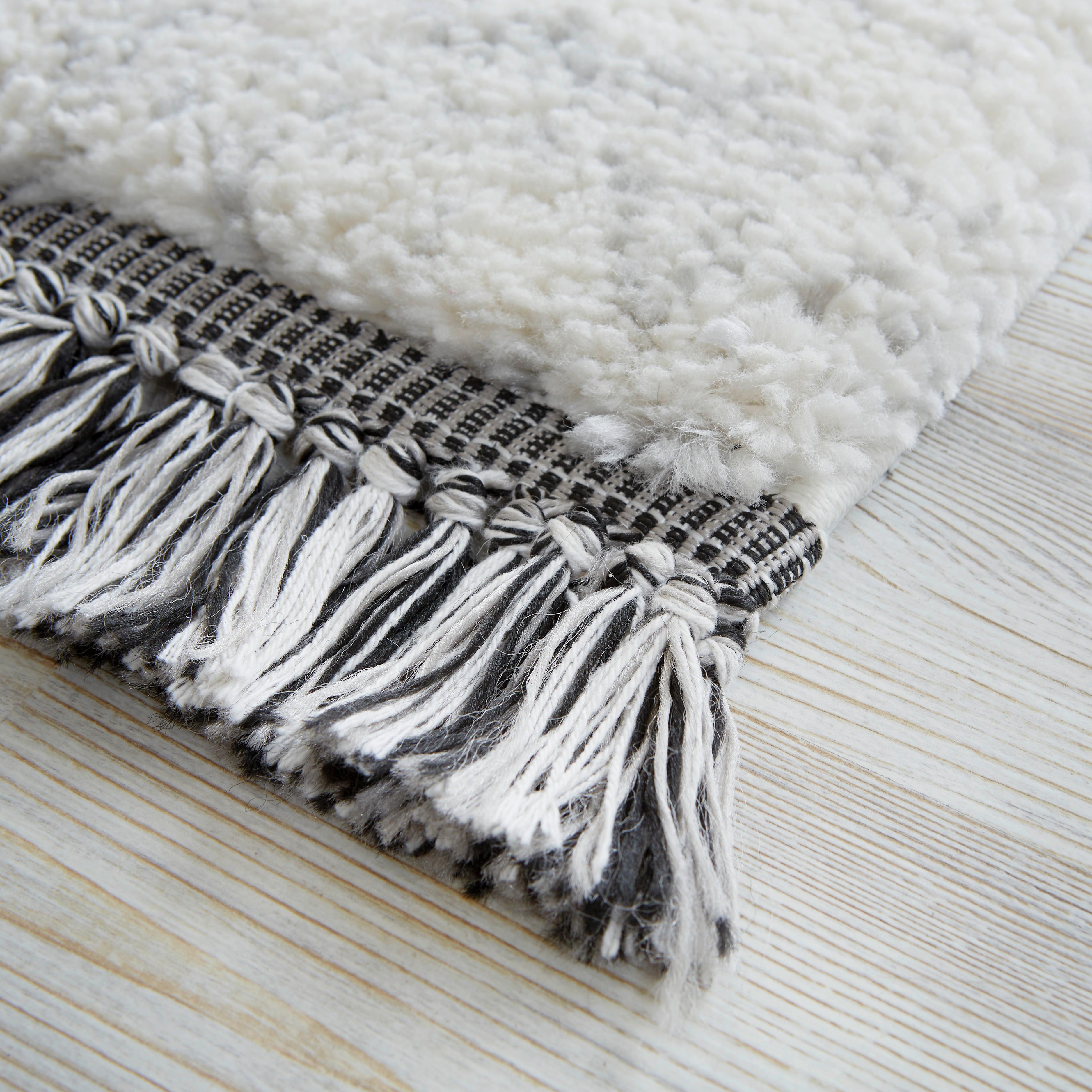 Hochflor Teppich Creme Avelia 120x170 cm - Creme, Basics, Textil (120/170cm) - James Wood