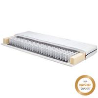 Taschenfederkernmatratze Rolly 90x200cm Mittelfest - Weiß, Textil (90/200cm) - Primatex