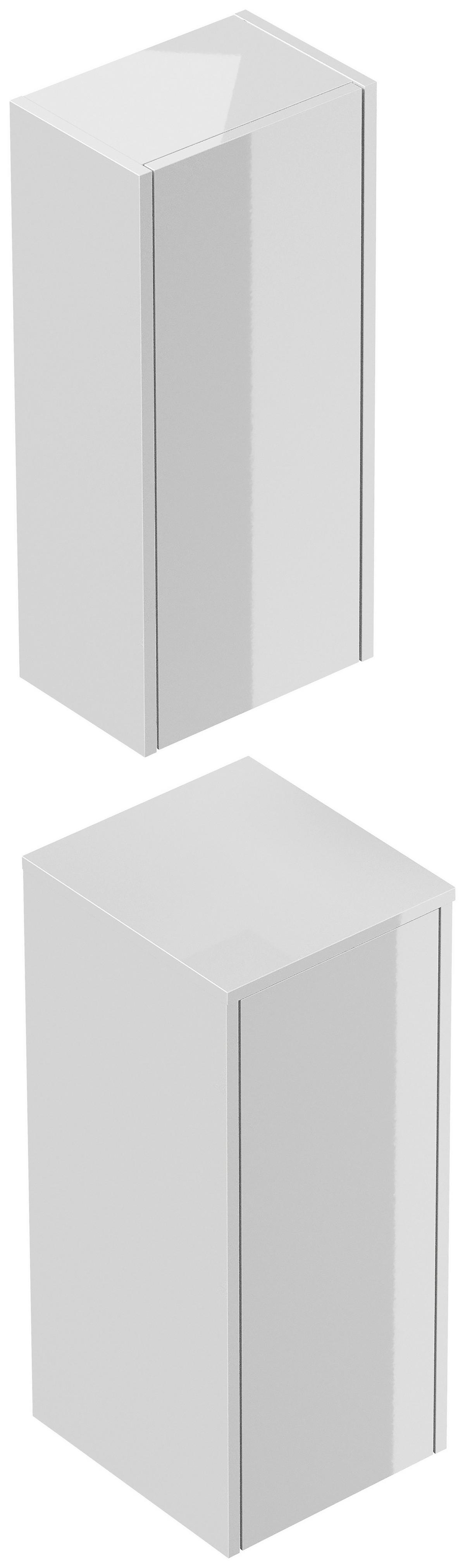 Hängeschrank Limes Weiß Hg B: 30 cm - Weiß Hochglanz, MODERN, Holzwerkstoff (30/70,6/20cm) - MID.YOU