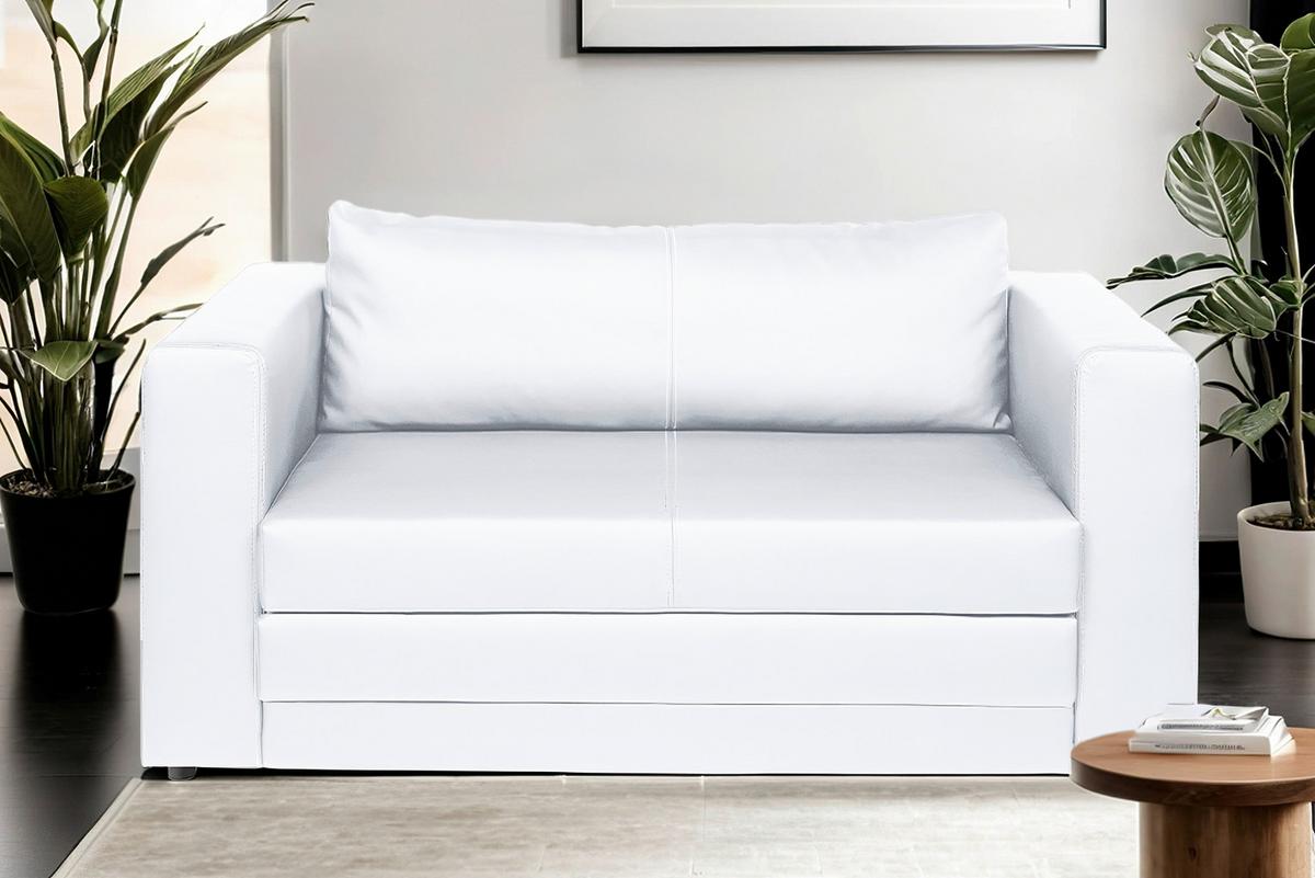 2-sitzer-sofa Mit Schlaffunktion Lisa B: 150 Cm - Schwarz/Weiß, Design, Textil (150/78/70cm) - MID.YOU