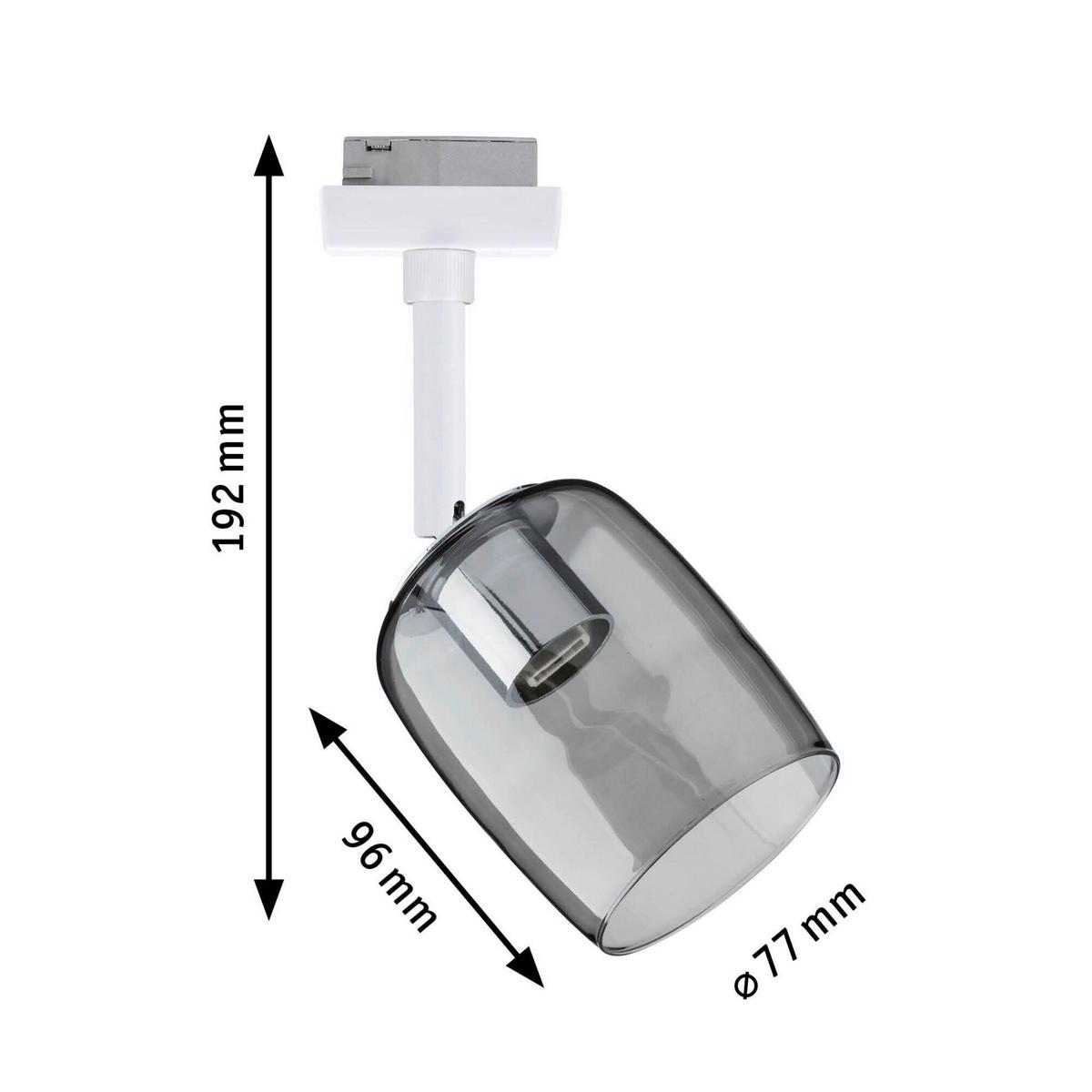 SCHIENENSYSTEM-STRAHLER 95700 URAIL BLOSSOM SW - Basics (19,2/11/7,7cm) - Paulmann