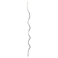 Spiralstab Wetterfest - Chromfarben/Silberfarben, KONVENTIONELL, Metall (1/180cm) - Homezone