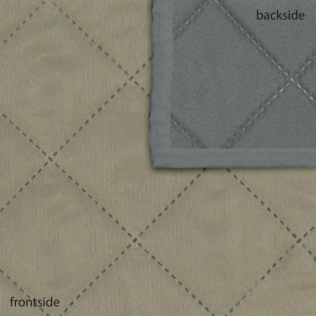 TAGESDECKE DAILY - Blau/Anthrazit, Textil (220/240cm)