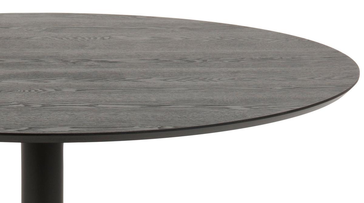 Esstisch Rund Ibiza Ø 110 Cm Esche Dekor - Eschefarben/Schwarz, Basics, Holzwerkstoff/Metall (110/110/74cm) - MID.YOU