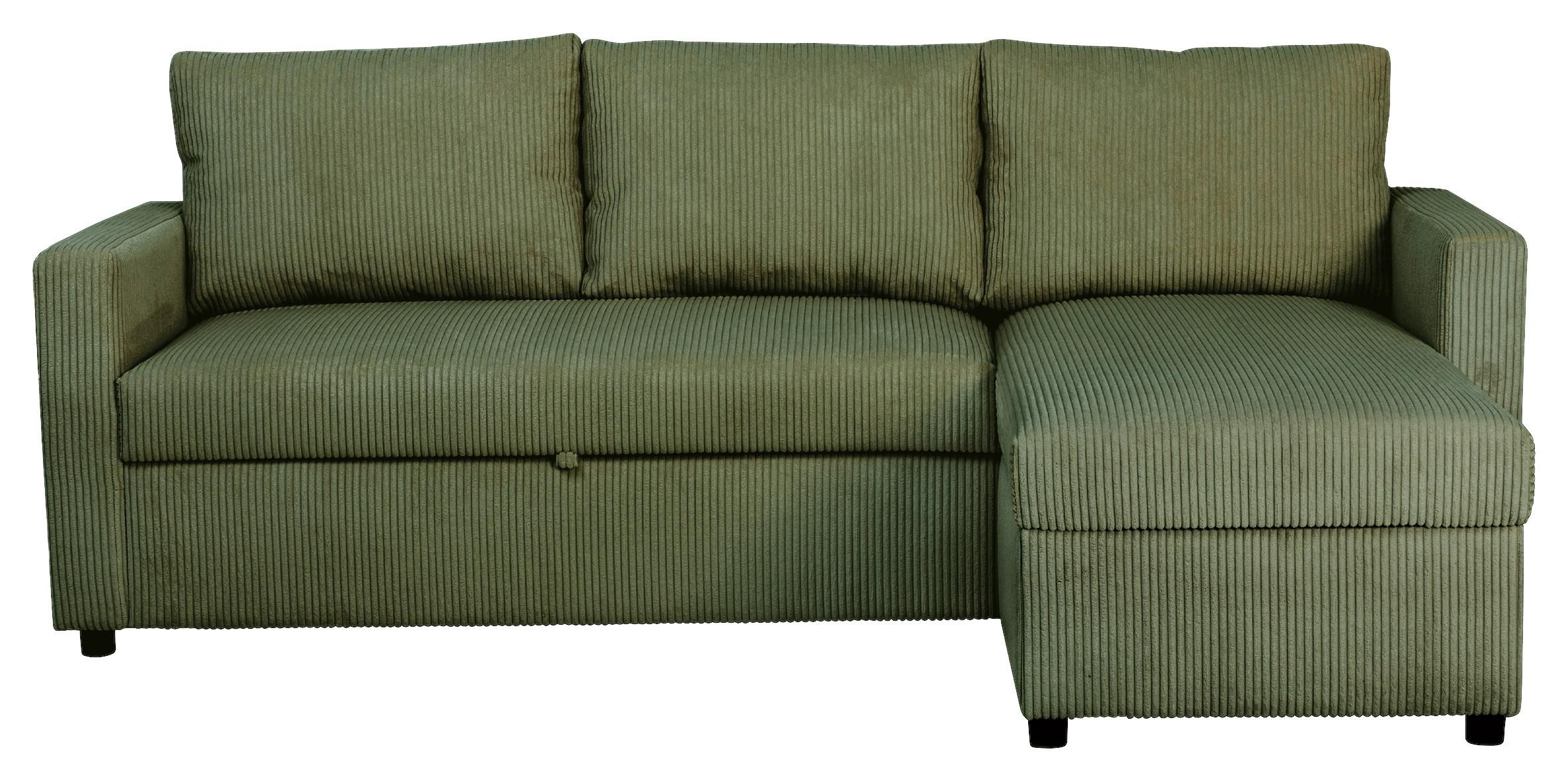 Ecksofa Paris Beige mit Schlaffunktion L: 215 cm - Beige, Basics, Holz/Holzwerkstoff (215/145/82cm)
