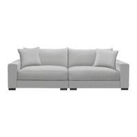 Mega pohovka PEDRO 1200, sivobéžová - sivobéžová, Modern, kov/drevo (261/83/124cm) - Mömax