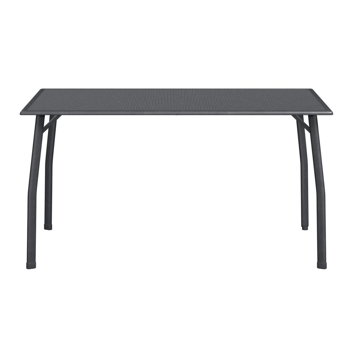 Gartentisch Toulouse New - Silberfarben, MODERN, Metall (140/74/90cm) - Beldano