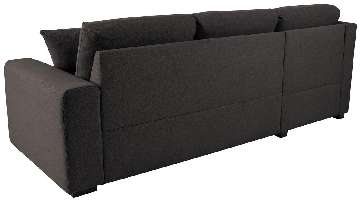 Ecksofa Lukas Dunkelbraun S: 158x239 Cm - Dunkelbraun, Trend, Textil (158/239cm)