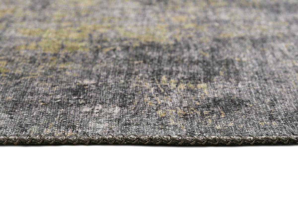 Webteppich Night Hour Grau/Grün 120x170 cm - Grau/Grün, KONVENTIONELL, Textil (120/170cm) - WECON HOME