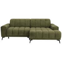 Rohová sedačka LAYA, pravá, olivově zelená tkanina MEMPHIS - olivově zelená, Moderní, textil (250/155cm) - Premium Living