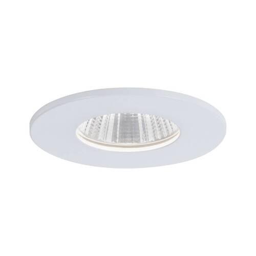 Einbauspot Ø 8 cm Weiß - Weiß, Design, Kunststoff/Metall (8cm) - Paulmann
