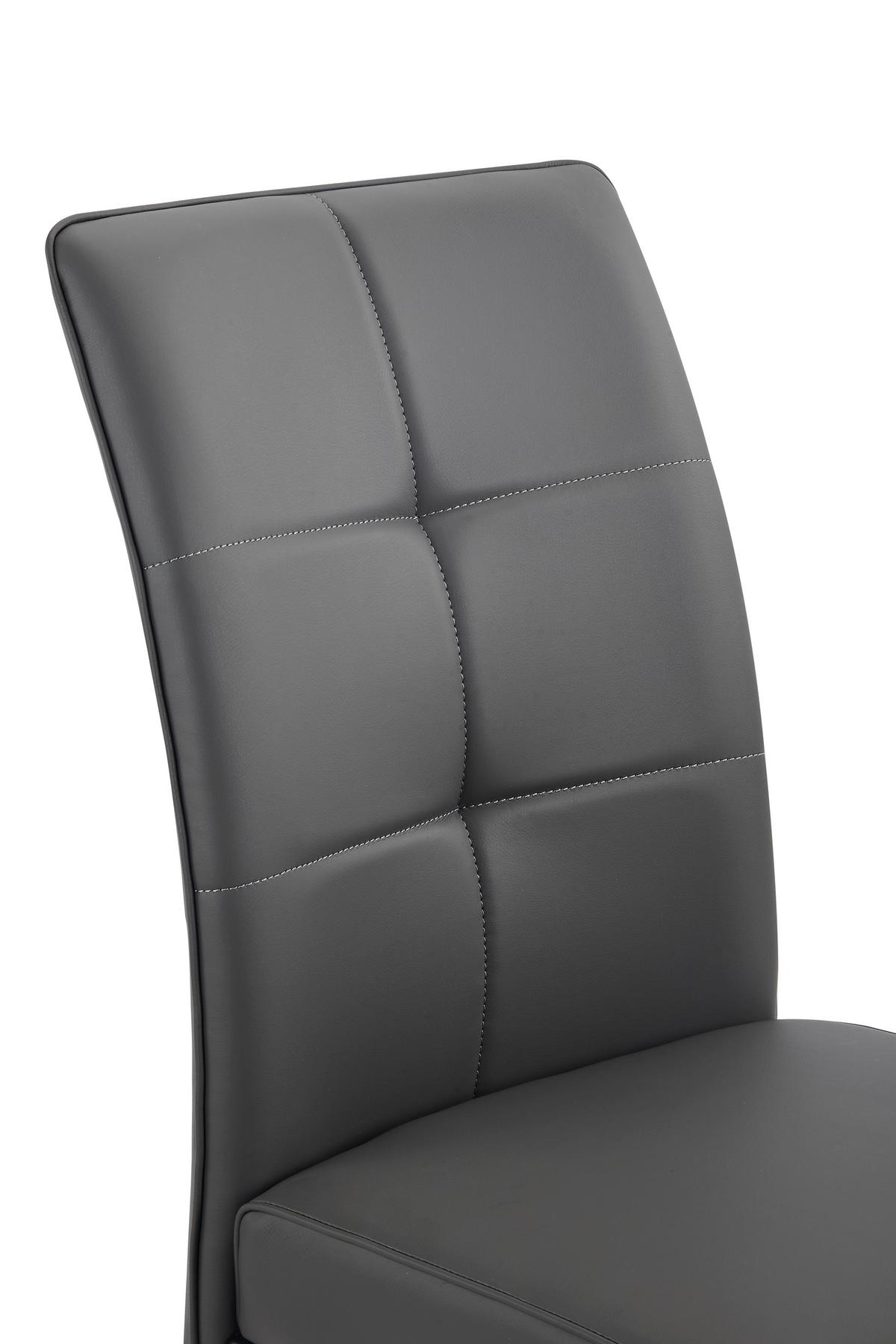 SCHWINGSTUHL-SET MALTA II S 4ER-SET - Schwarz/Grau, MODERN, Textil/Metall (46/97/61cm) - P & B
