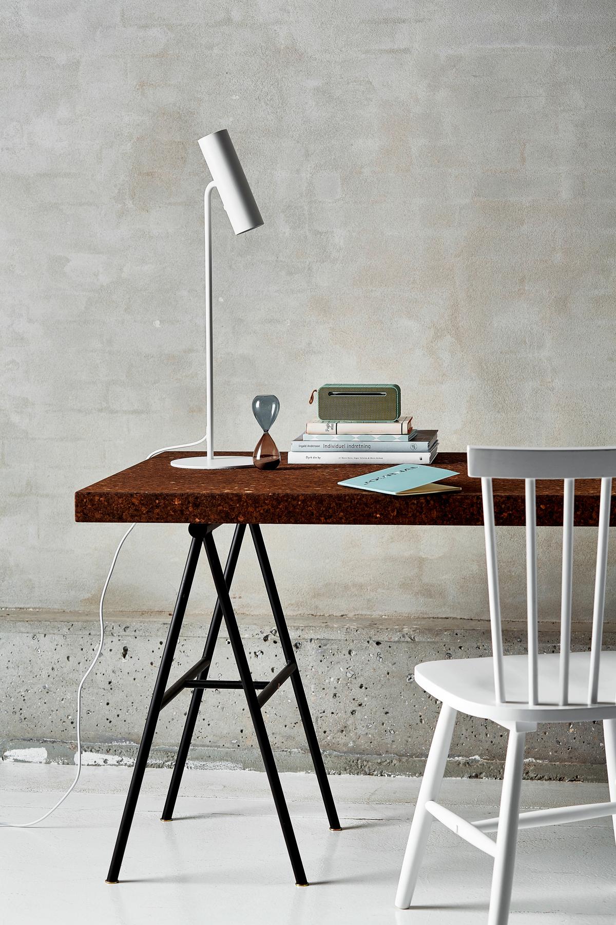 Tischleuchte Mib Weiß D: 6 cm - Weiß, Design, Metall (6/66cm) - Nordlux