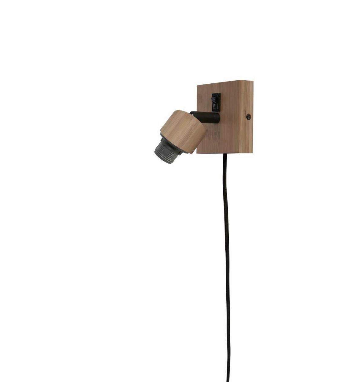 WANDLEUCHTE JAVA/W/N/15/N - Naturfarben, Trend (15/15/22cm) - Good & Mojo